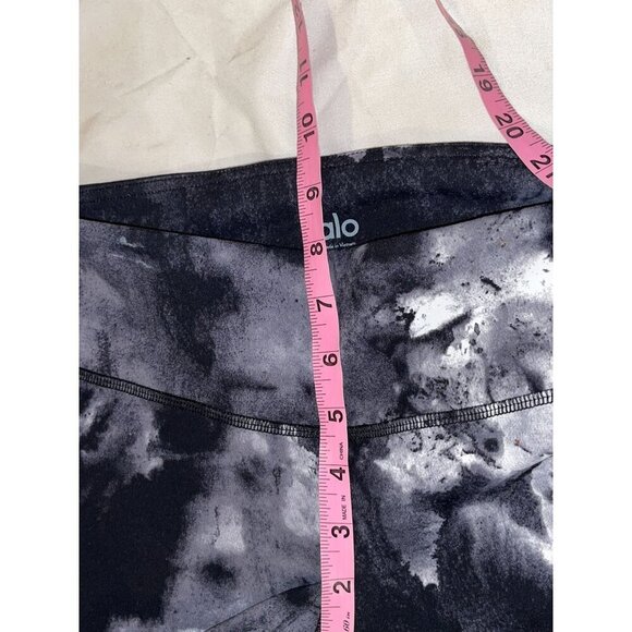 ALO YOGA Airbrush High Waist Leggings In Black Blast  Women's XS - Picture 8 of 11